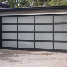 Standard Commercial Plexiglass Glass Aluminum Garage Door