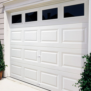 Hot Sale Modern Design Customized Sectional Garage Door with Glass