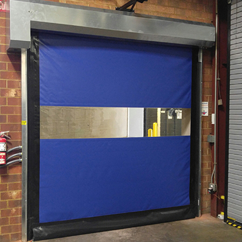 Cheap High Speed Pvc Self Repairing Zipper Doors 