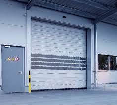 Exterior Factory Security Aluminum Alloy Spiral High Speed Hard Fast Rolling Doors
