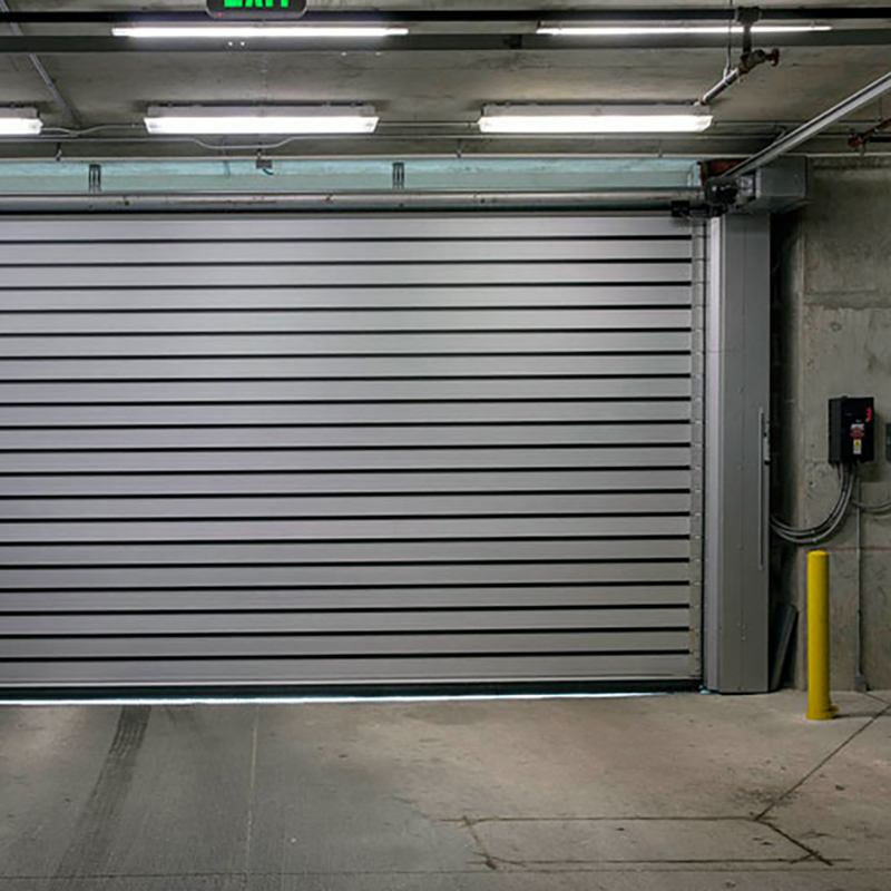 Easy Operational Logistics Sound Proofing PU Foam Spiral High Speed Hard Fast Rolling Doors