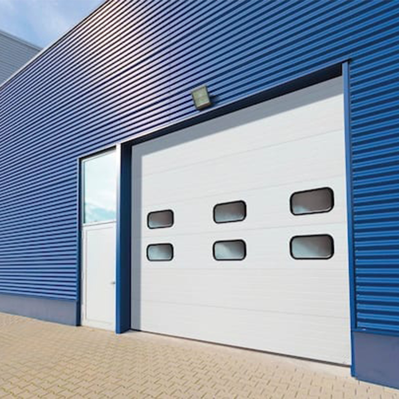 Electrical Thermal Insulated Steel Vertical Lift Industrial External Doors with 