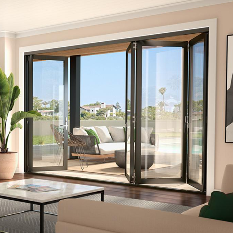 Residential Aluminum Bi Folding Doors with High Quality