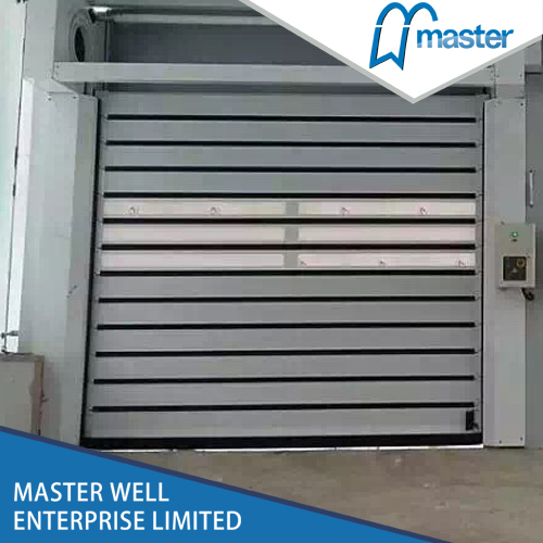 Easy Operational Factory Sound Proofing PU Foam Spiral High Speed Hard Fast Rolling Doors