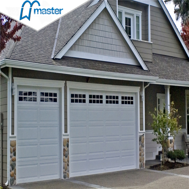 Automatic Commercial Side Sliding Sectional Garage Doors with Windows