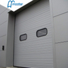 Electrical Wind Proof Steel Timber Vertical Lift Industrial Doors with Entrance 