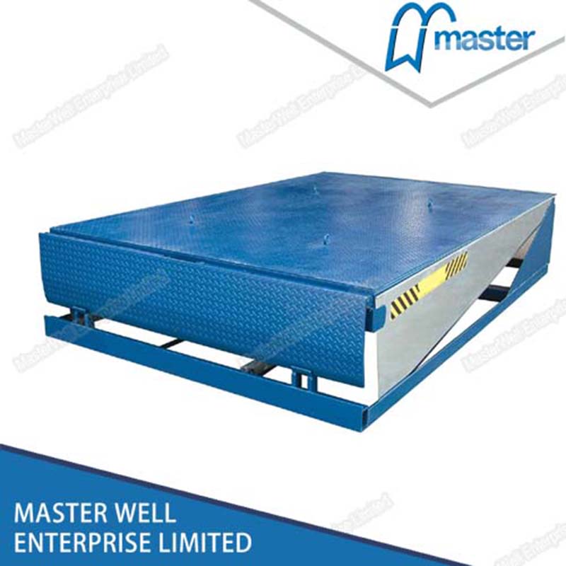 Industrial Typical Blue Truck Loading Dock leveller 