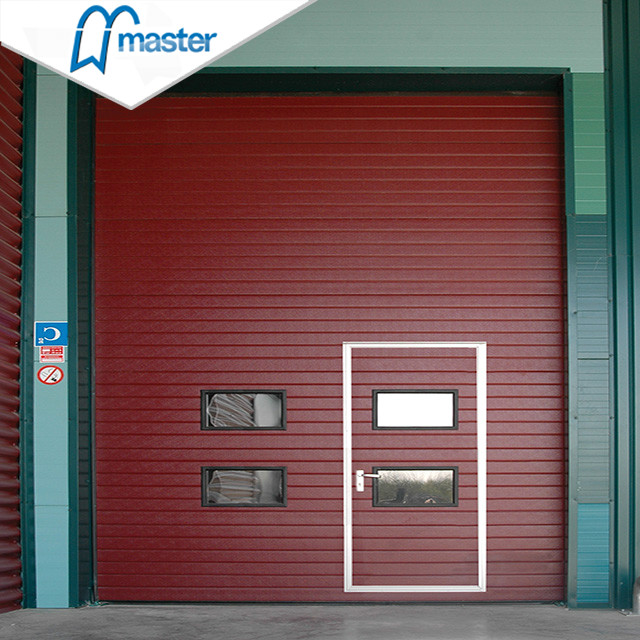Electrical Electrical Steel Vertical Lift Industrial Doors with Entry 